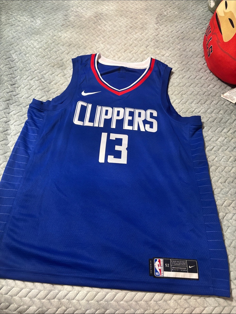 Nike Los Angeles Clippers Blue Paul George #13 Basketball Jersey